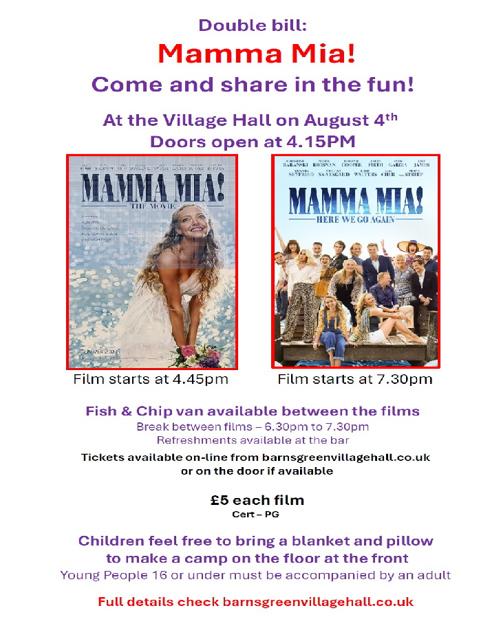 Film Info - August 4th