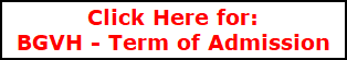 BGVH - Terms of Admisson